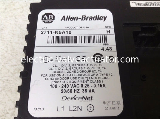 良い価格 ブラックHMIタッチスクリーンターミナル Allen Bradley Panelview 550 2711-K5A10 Ser H オンライン