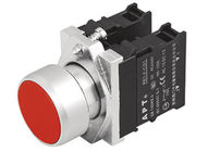 AC600V 50Hz 赤いデジタルの速度表示器φ22.5mm は IP54 キー ボタンによって転換します
