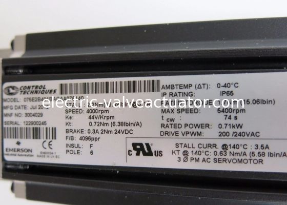 良い価格 075E2B401BACAA075140 Servo Motor FM 75 MM Frame Size 220 VAC Standard Peak Torque オンライン