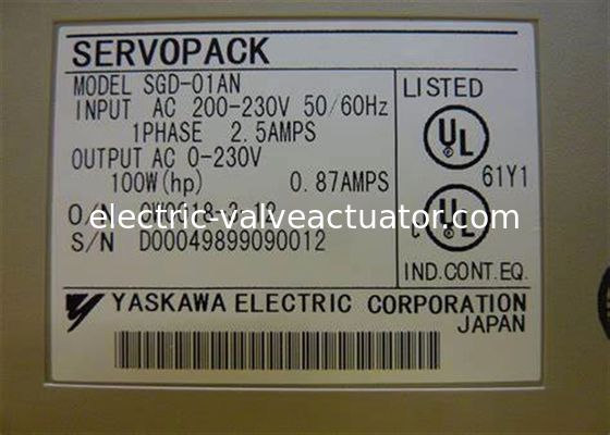 良い価格 Yaskawa SGD-01AN AC サーボドライブ サーボパック 100 WATT 1PHASE OUTPUT 0-230 VAC オンライン