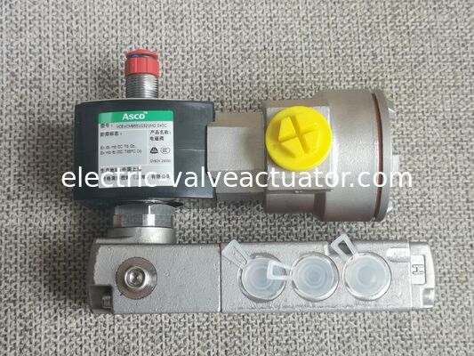 良い価格 ASCO 24VDC 防爆ソレノイドバルブ、1/4 NPT 付き、空気およびガス制御用 オンライン