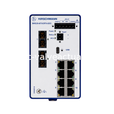 良い価格 Hirschmann BRS20-8TX/2FX-EEC マネージド産業用イーサネット スイッチ | 8TX + 2FX ファイバー オンライン