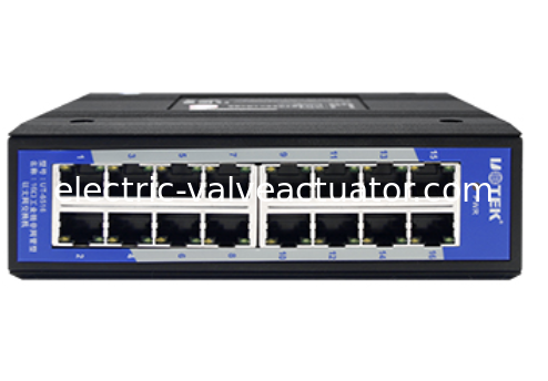 良い価格 UOTEKUT-6516 16-Port Unmanaged Industrial Ethernet Switch 10/100M DIN-Rail Wide Temperature Network Switch オンライン
