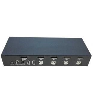 良い価格 4左舷DC12V 3840x2160デスクトップKVMスイッチSW2401DP DYLINK オンライン